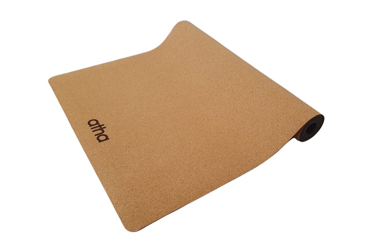 Yoga Mat Cork 4.2 mm Natural Rubber atha Yoga Shop