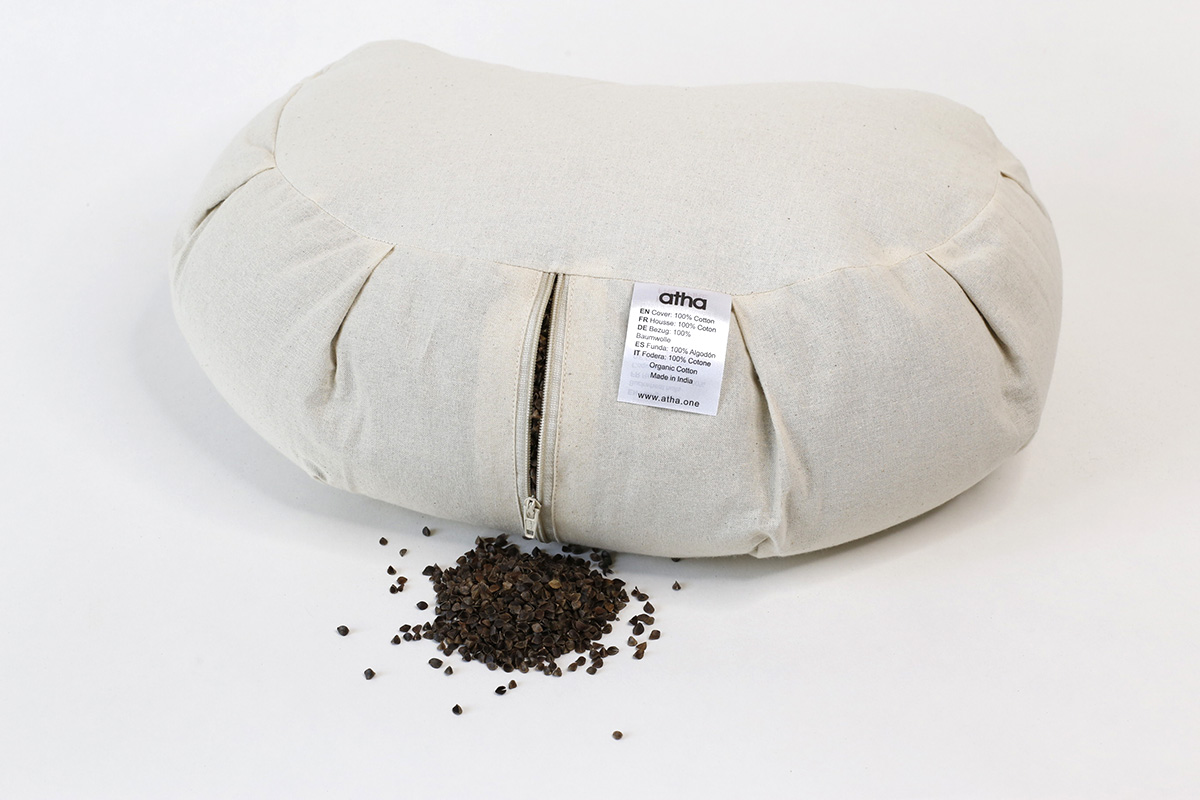 Buckwheat Meditation Cushion Meditation Cushion Satya Atha